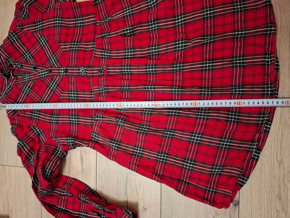 Bluza tunika ciążowa w kratę Gina Trikot rozmiar 38