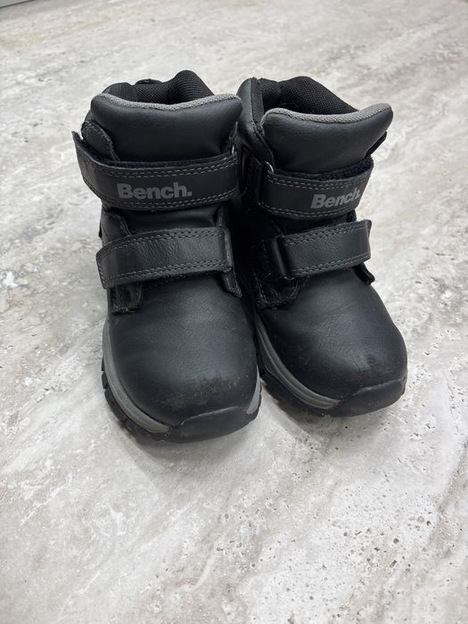 Bench TEX trapery chłopięce 28 – czarne buty za kostkę na rzep