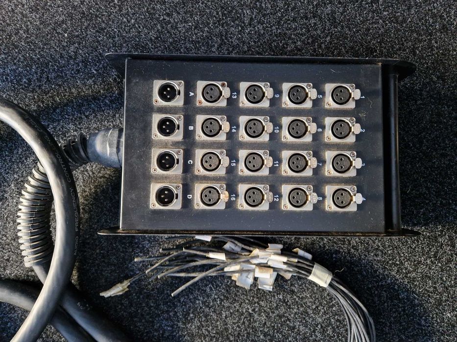 Patch Rack - 16 canais Fêmea / 4 Macho