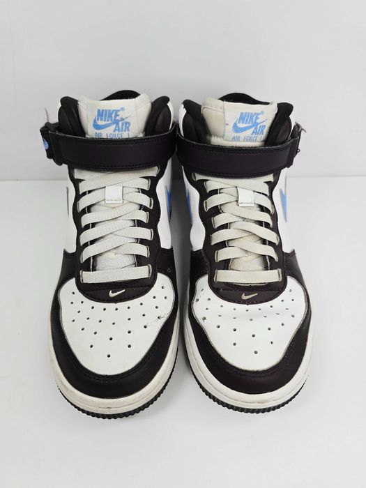 Nike air force 1 mid easyon wysokie skórzane sneakersy 36,5