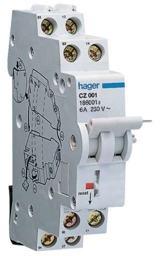 Auxíliar de sinalização para Interruptor Diferencial CZ 001