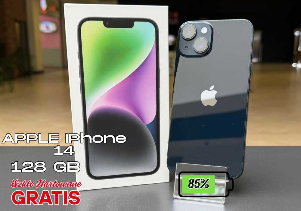 Apple iPhone 14 | 128 GB | GRANATOWY | bateria 85% | szkło GRATIS |