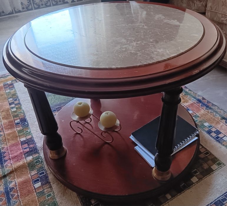 Mesa centro sala maciça