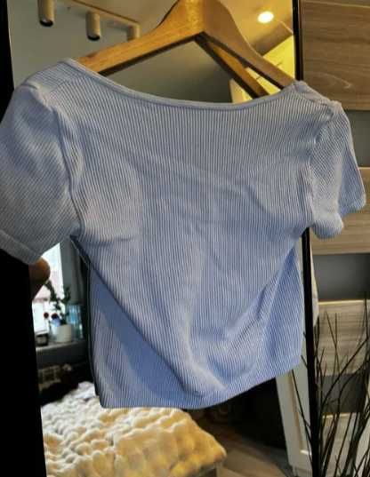 croptop niebieski New Yorker M