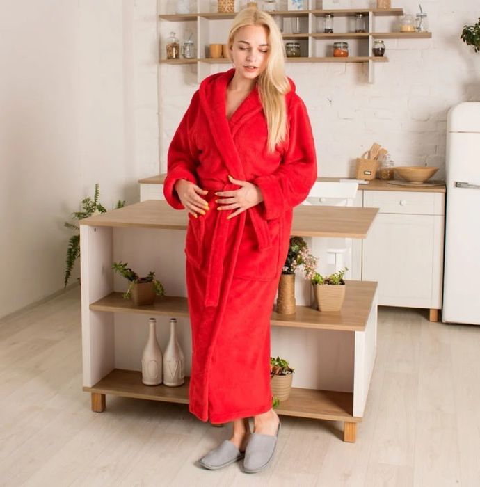 Женский махровый халат больших размеров, батальні жіночі халати