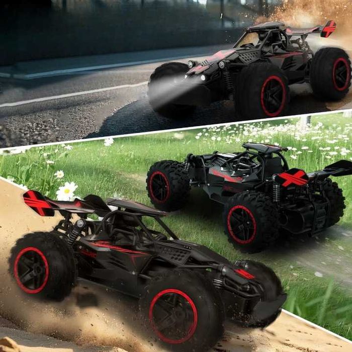 Samochód zdalnie sterowany terenowy rc dla dzieci 2,4ghz 2 akumulatory