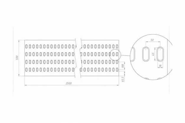 Перфорированный лист металла оцинкованный, перфорация металлическая