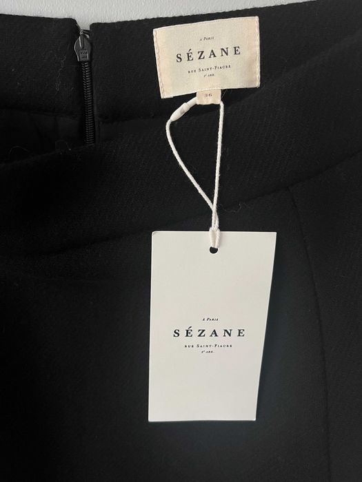 Spódnica Sézane z wełny rozmair 36