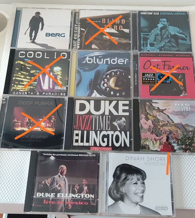 Various CDs for sale