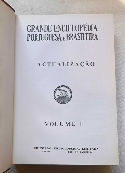 Grande Enciclopédia Portuguesa e Brasileira - Coleção completa!