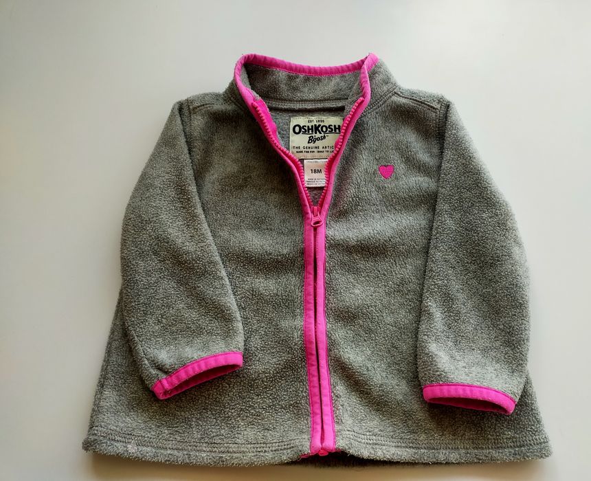 Флісова кофтинка на дівчинку 18 міс