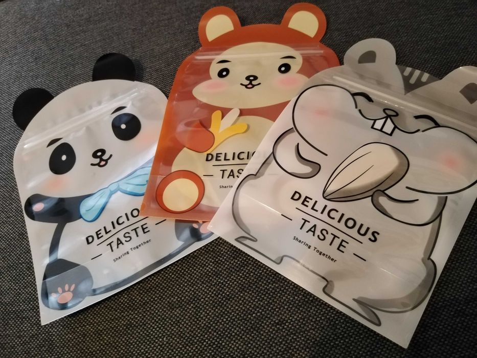 Torebki strunowe na przekąski dla dzieci NOWE