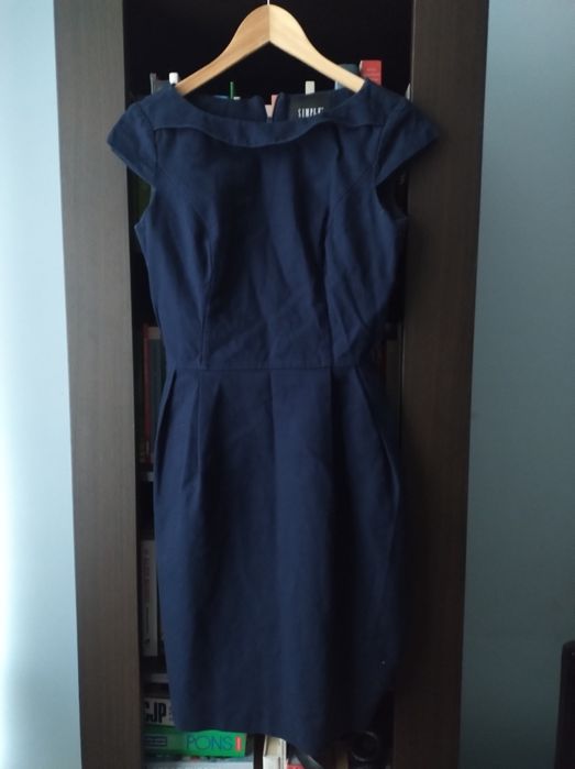 Sukienka granatowa Simple 34