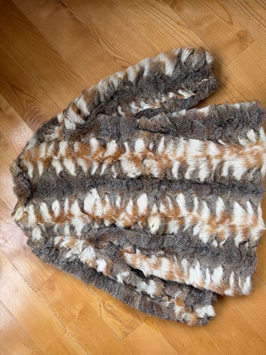 Kurka skórzana, futro lisa