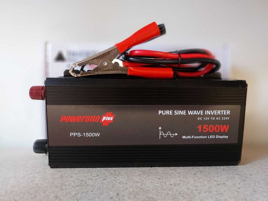 Преобразователь авто инвертор Power 12V 220V 1500W c функц/ плав пуска