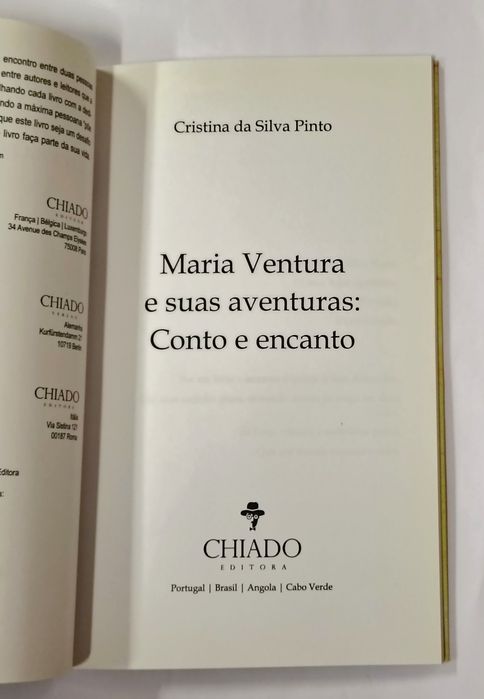 Maria Ventura: e suas aventuras: conto e encanto