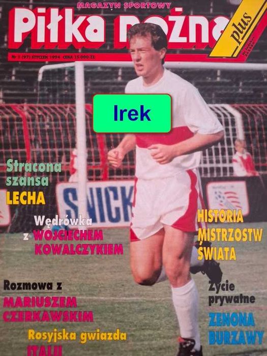 Miesięcznik "Piłka Nożna - plus" - rocznik 1994
