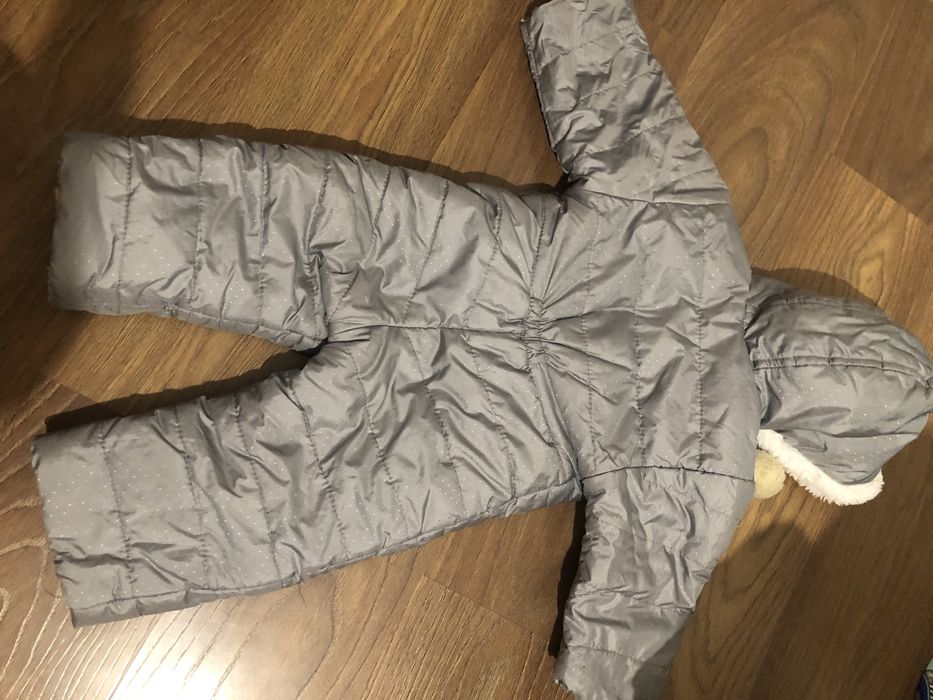 Комбинезон детский зимний Монклер овчина