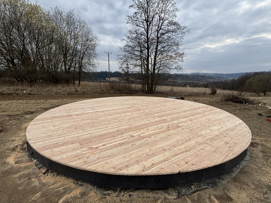 Podłoga Premium pod Glamping, Jurte , Tipi , inne rozne 6M