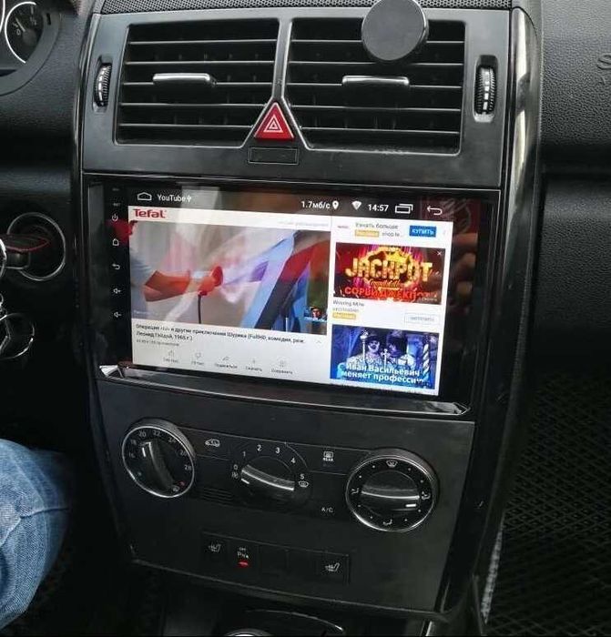 Rádio 2DIN 9" [4+64GB] MERCEDES • A180 (W169) • B180 (W245) • Android