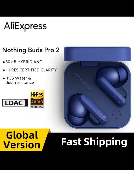CMF by Nothing Buds Pro 2 Blue TWS/Bluetooth 5.3/LDAC/Hi-Res/ANC 50 dB