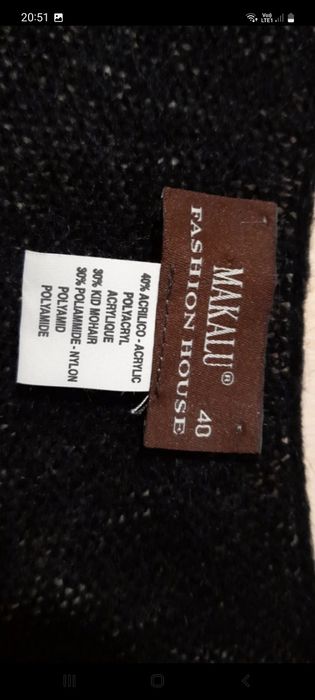 Sweterek tunika z ażurowym dołem L/XL/ 2XL