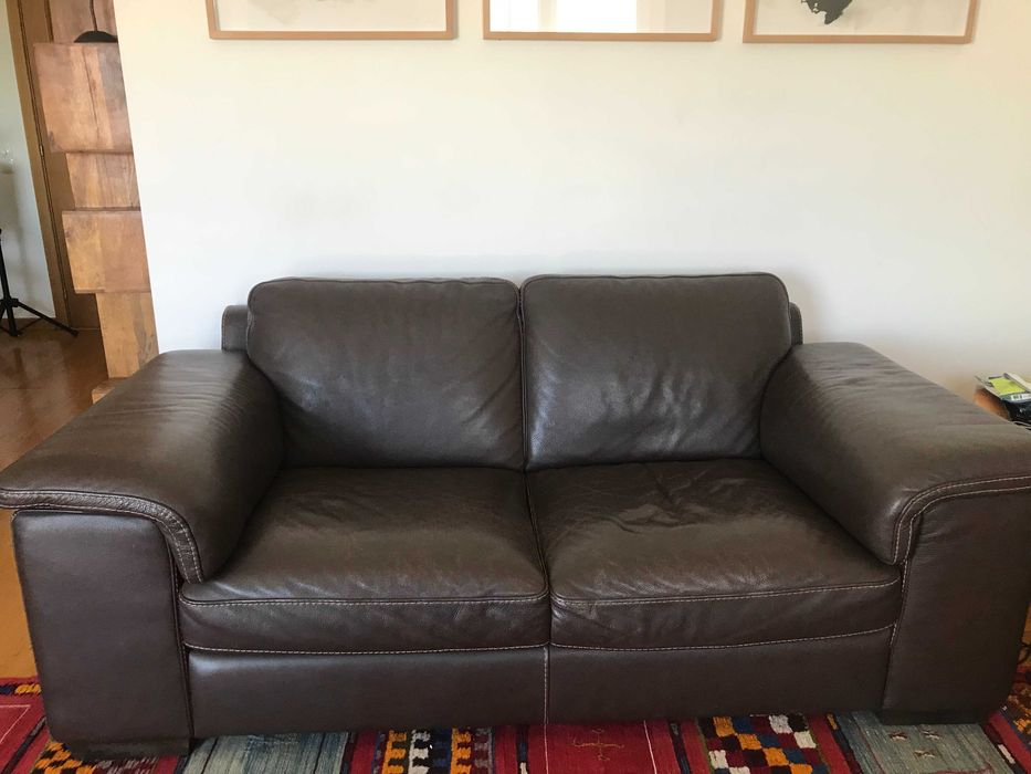 Sofá de pele Divani & Divani em bom estado