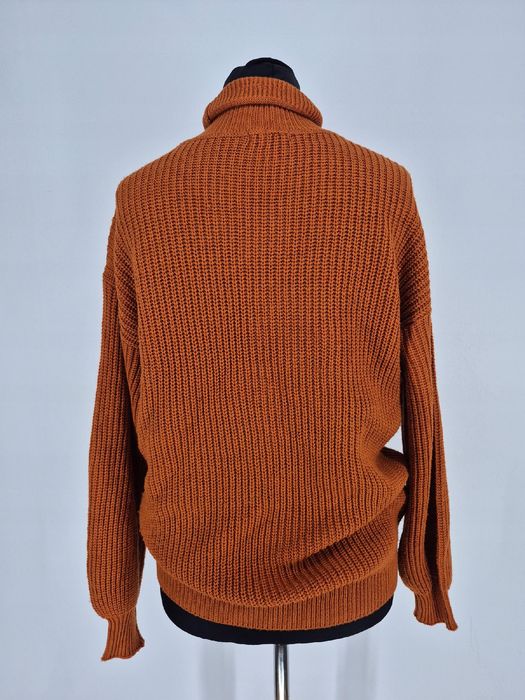 Sweter dziergany z golfem Boohoo M 38 10