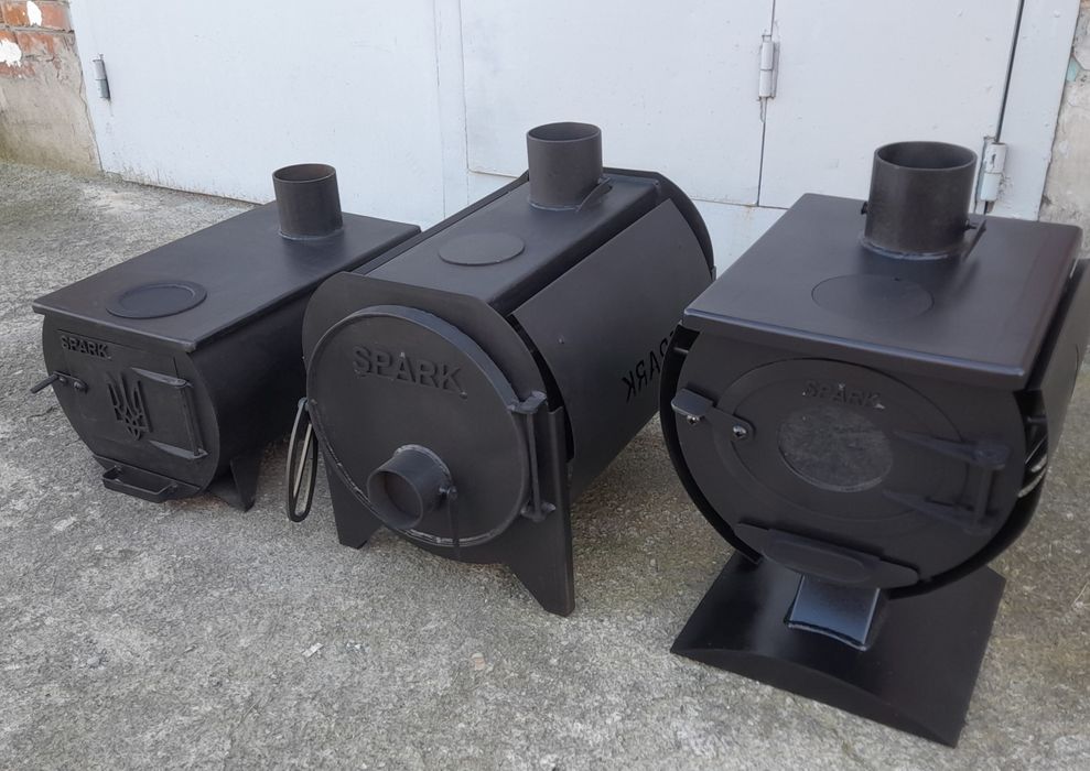 Буржуйки, булер'яни, печі для бані.