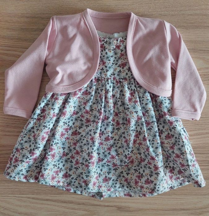 Vestido + Bolero P/ Menina / Bebé - 6 / 9 Meses - 24 horas
