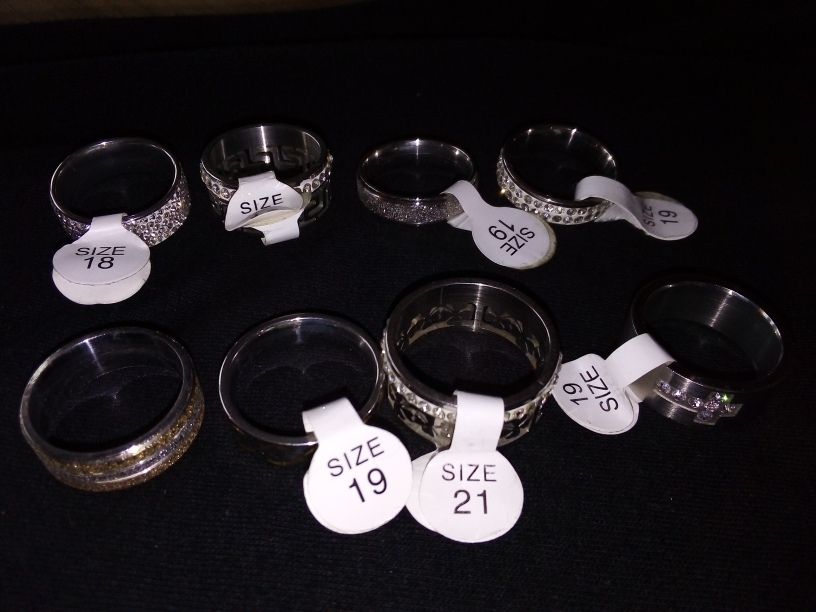 Alianças Aço Inox Novas