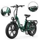 Rower e-bike NEO C2 ZIELONY 250W KOŁO 20" aluminiowy DUŻY ZASIĘG