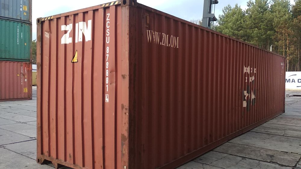 Kontener Morski magazynowy 40'HC(12m) używany (różne kolory)