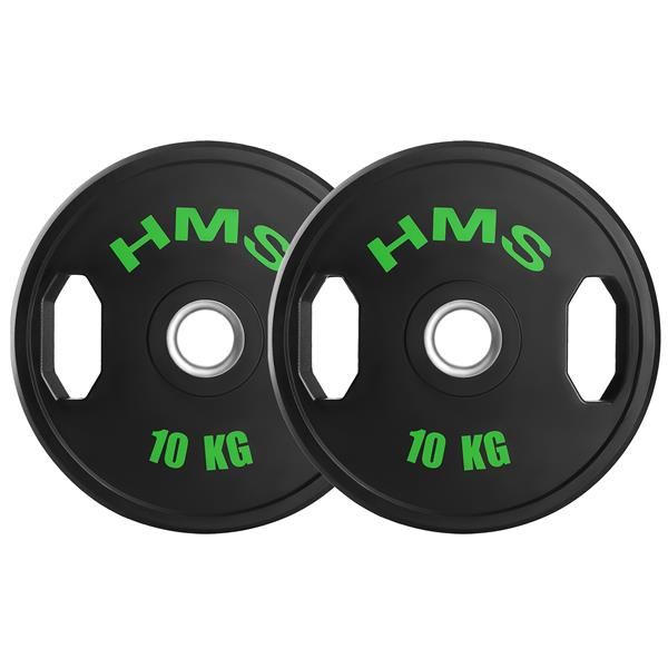 TOG10 2 X 10 KG Talerz Olimpijski Ogumowany 2 X 10 KG HMS Pozostałe Fitness