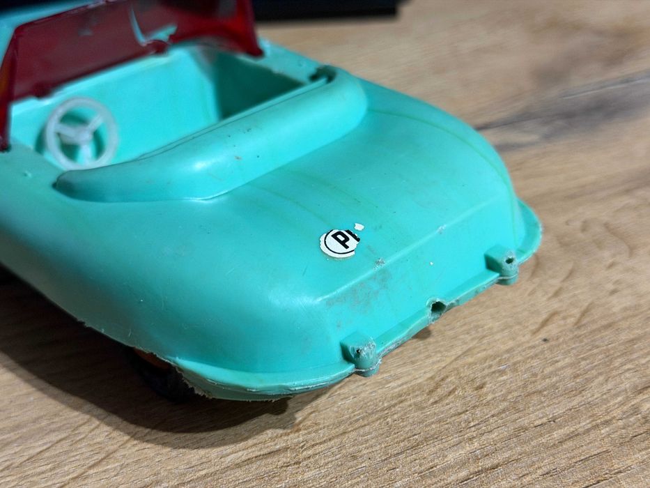 Zabawka PRL # plastikowe autko Jaguar SPÓJNIA ŁÓDŹ