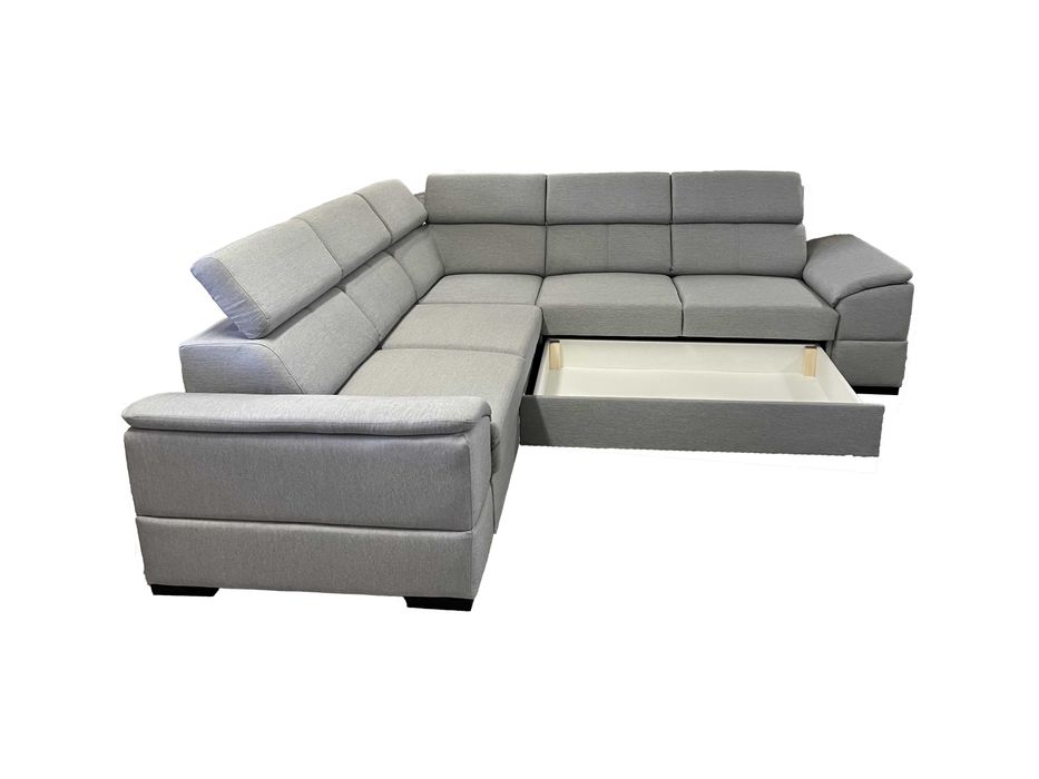 Duży narożnik rozkładany JOY 2R2 salon , funkcja spania Dostawa