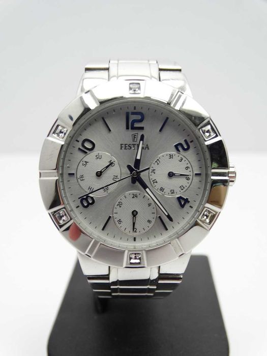 Zegarek Damski Festina F16706 Srebrny Bransoleta