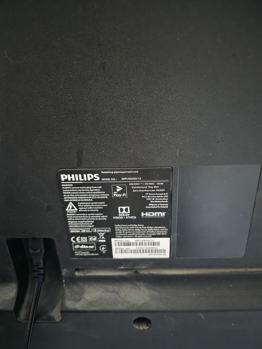 Telewizor Philips 58 cali Ambilight .Uszkodzony