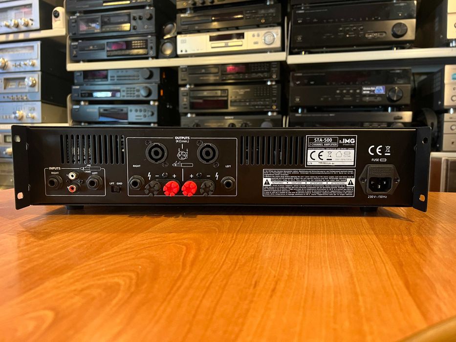 MONACOR STA-500 Wzmacniacz Analogowy, Stereo 2x400W Audio Room