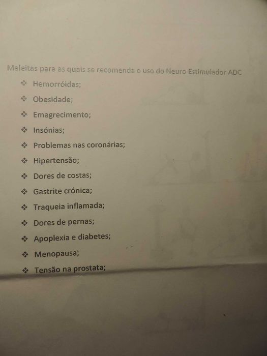 Neuro Estimulador Plataforma Vibratória com Manual e Instruções