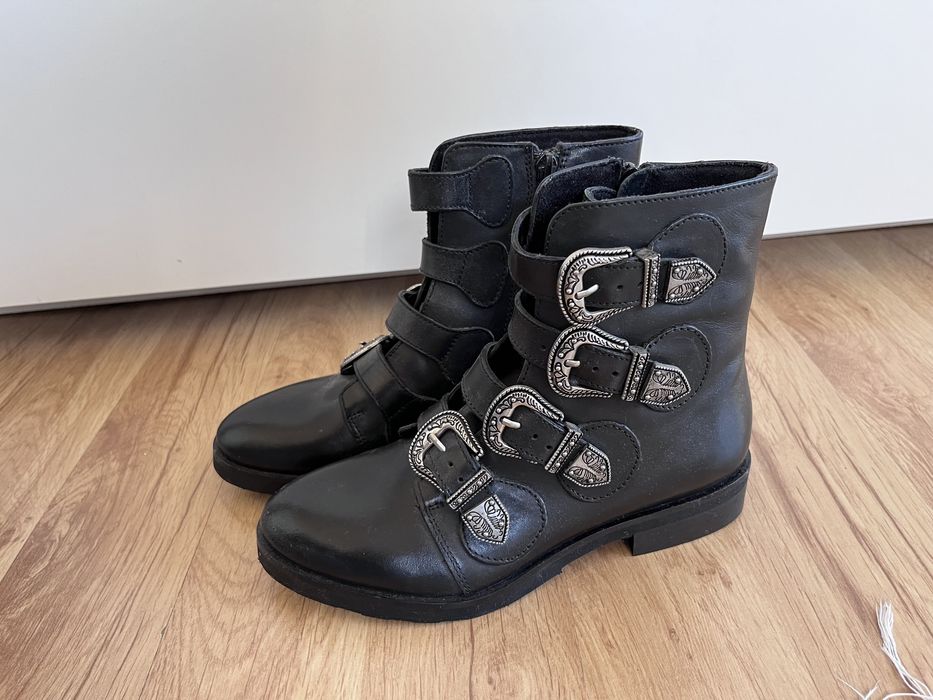 Nowe skorzane botki Badura rozmiar 36