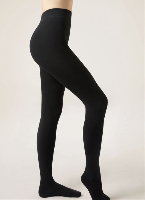 Collants Opacos Pretos L Matt Ultra Thermal Calzedonia