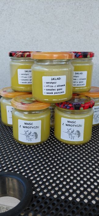 Naturalna maść z wrotyczu