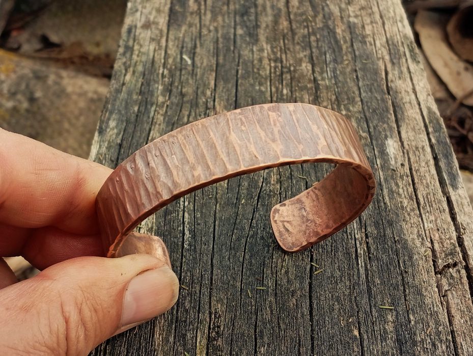 Pulseira Grossa e Pesada em Cobre Verdadeiro - Pulseira Terapeutica e energética - Outros modelos disponiveis