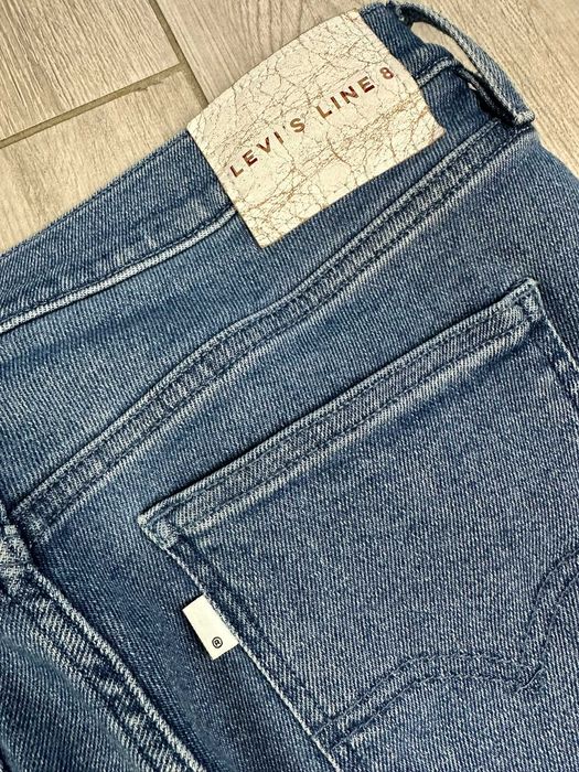 Jeansy damskie Levi's Line 8 W31 niebieskie