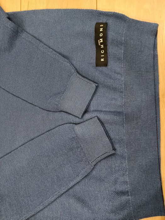 Sweter męski John Richmond roz. M wełna merino w składzie