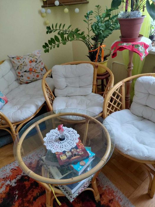 Meble ratanowe komplet