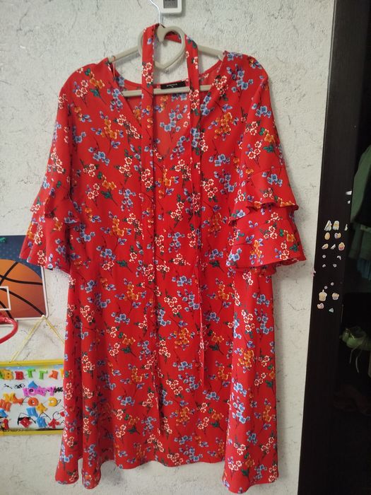 Сукня літня з рюшами