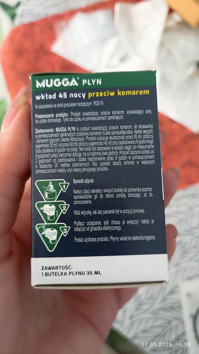 Wkład do elektrofumigatora Mugga
