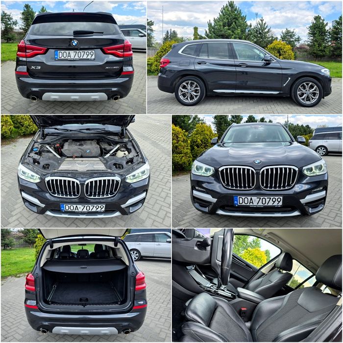 BMW X3 2.0i 184KM xDrive 89tys 2020r Salon PL, 1-Właściciel, Bezwypadk